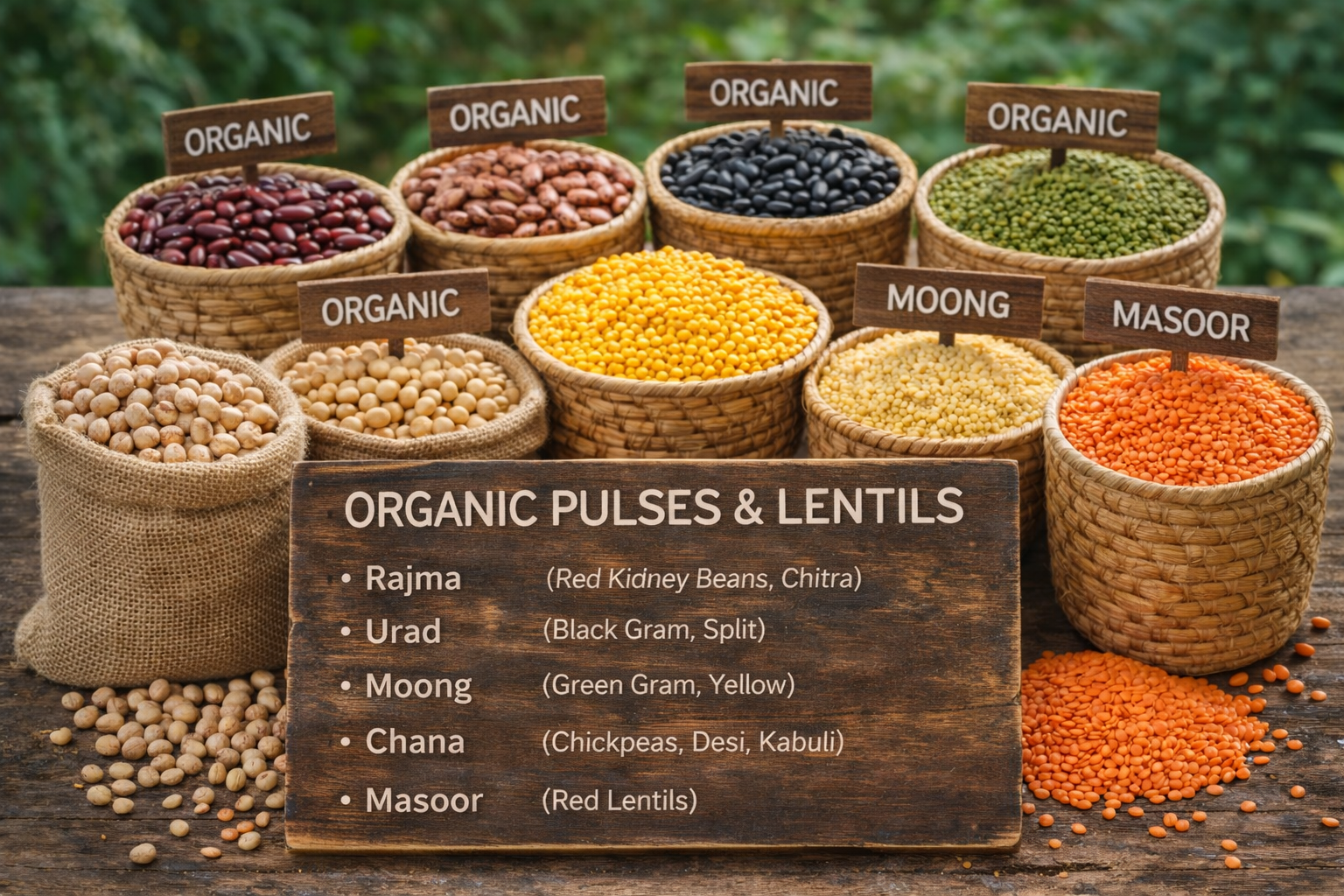 Organic Pulses & Lentils